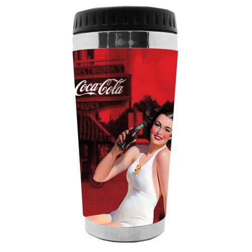 Coca Cola Pin Up Brunette Thermo Cup