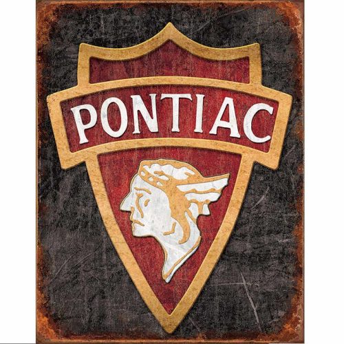 1930 Pontiac Logo Sign