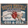Busted Knuckle Gas & Oils Metal Tin Sign