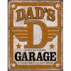Dad's Garage Metal Tin Sign