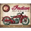 Indian Scout Motorcycle Metal Tin Sign