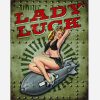 Legends Lady Luck Tin Sign