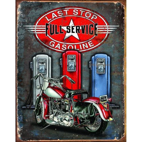Legends Last Stop Metal Tin Sign