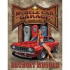 Legends Muscle Car Garage Metal Tin Sign