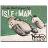 Norton Isle of Man Metal Tin Sign