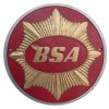 BSA Bikes Cast Iron Round Sign