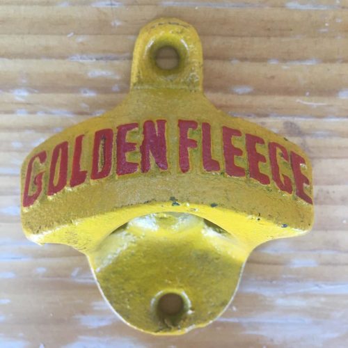 Golden Fleece Cast Iron Wall Bottle Opener