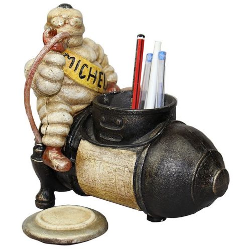 Cast Iron 21cm Michelin Man & Compressor