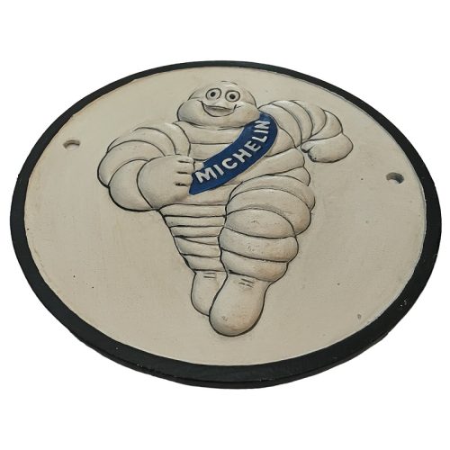 Michelin Tyre Man Cast Iron Circle Sign