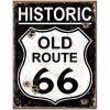 Old Route 66 Weathered Tin Sign