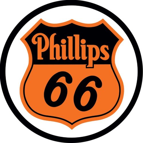 Phillips 66 Shield Round Metal Tin Sign 1