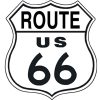 Route 66 Shield Sign