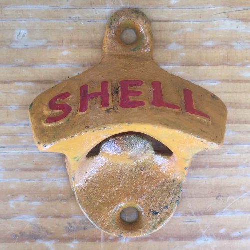 Shell Cast Iron Wall Bottle Opener