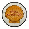 Shell Motor Oil Clam Circle Cast Iron Sign main