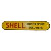 Shell Oil Sold Here cast iron sign main