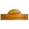 Shell Single Lubricating Oil Guaranteed cast iron sign