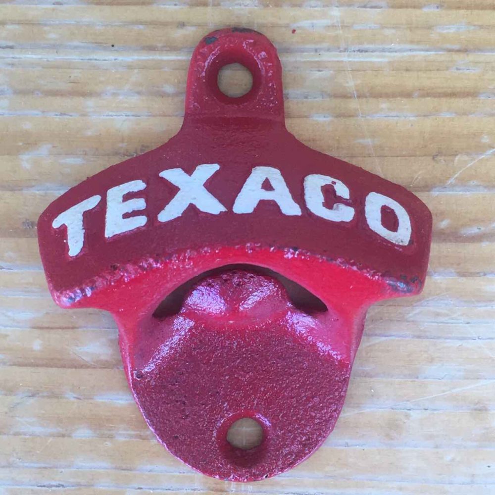 Texaco Cast Iron Bottle Opener