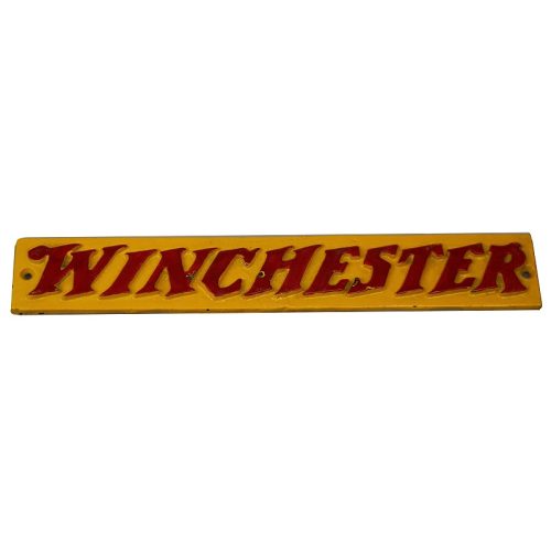 Winchester Plaque Cast Iron Sign