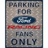 Ford Racing Parking Metal Tin Sign
