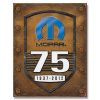 Mopar 75th Anniversary Metal Tin Sign