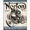 Norton Winner Metal Tin Sign