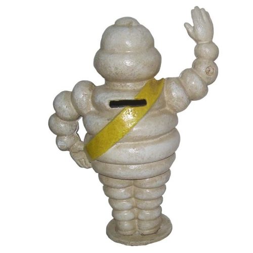 Cast Iron Michelin Man Bank Main Back