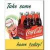 Coke Sprite Boy Take Home Metal Tin Sign