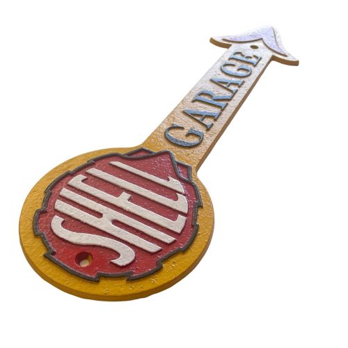 Shell Garage Arrow Cast Iron Sign