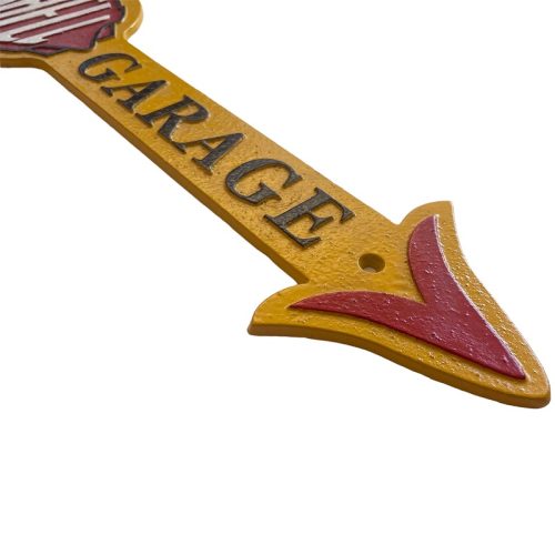 Shell Garage Arrow Cast Iron Sign