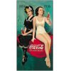 Coke 50th Anniversary Bathers Metal Tin Sign