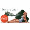 Coke Now for A Metal Tin Sign