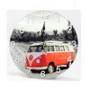 Red VW Combi Clock