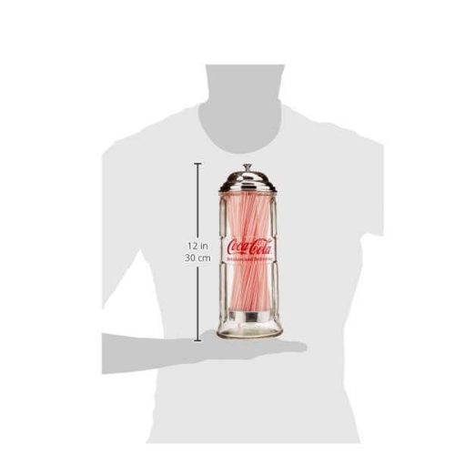 Coke Glass Straw Dispenser