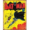 Batman No1 Cover Metal Tin Sign
