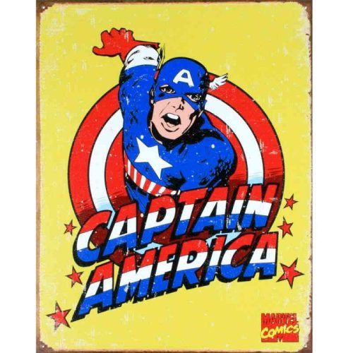 Captain America Retro Metal Tin Sign