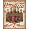 Coke 5 Bottles Retro Metal Tin Sign