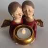 Polyresin Angel Tea Light Holder