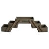 Rustic Folding Wooden Planter