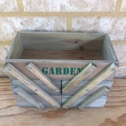 Rustic Folding Wooden Planter