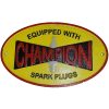 Champion Spark Plugs Cast Iron Sign