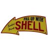 Shell Arrow Cast Iron Sign main 1