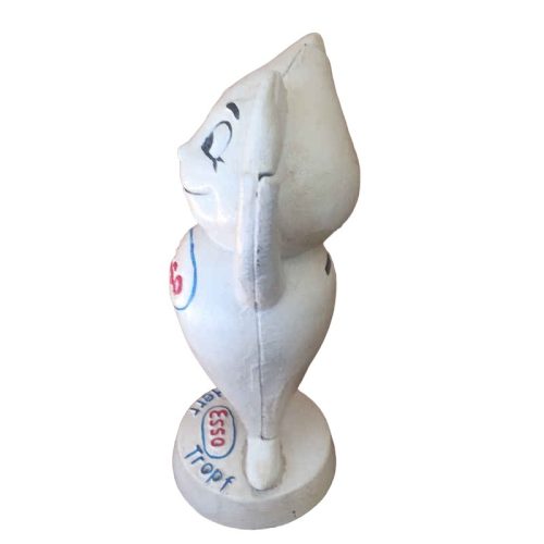 White ESSO Boy Mr Drip cast iron money bank