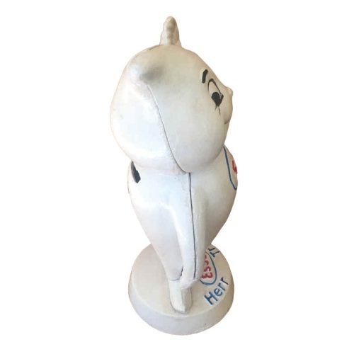 White ESSO Boy Mr Drip cast iron money bank