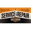 Harley Service & Repair Metal Tin Sign