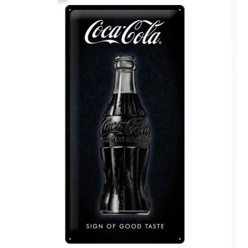 Coke Sign of Good Taste Metal Tin Sign