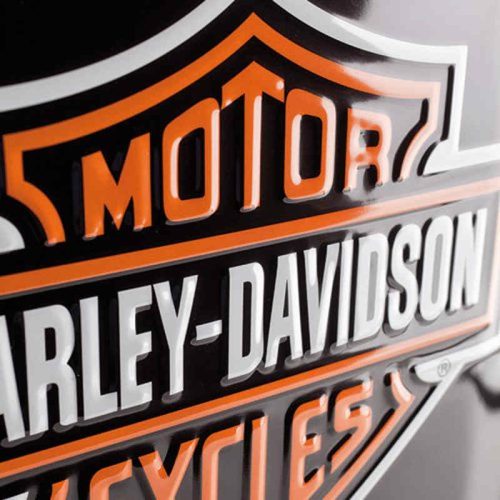 Harley Davidson Parking Only Embossed Sign