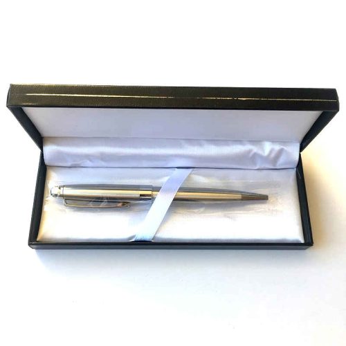 Ballpoint Twist Pen Silver
