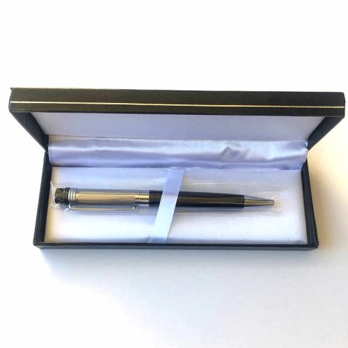 Silver & Black Ballpoint Pen