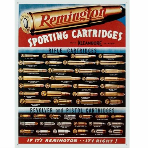Remington Sporting Cartridges Tin Sign