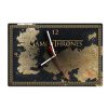 Game of Thrones Map Glass Clock